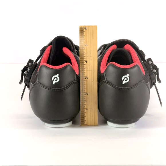 Peloton Altos Indoor Cycling Shoes Size 43 Black Red Unisex Bike Buckle Active - Picture 4 of 11